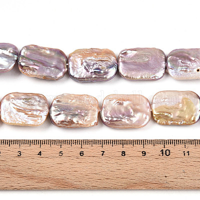 Барокко натуральный жемчуг кеши нити бусы PEAR-S020-D09-2A-1