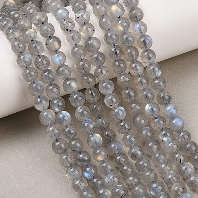 Природные лабрадорита бисер нитей&nbsp;G-H337-A02-03-1