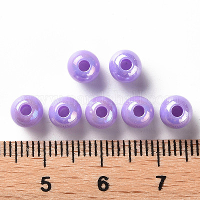 Непрозрачные акриловые бусины MACR-S370-D6mm-A32-1