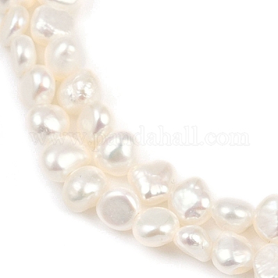 Нити из натурального культивированного пресноводного жемчуга PEAR-P064-19C-12A-1