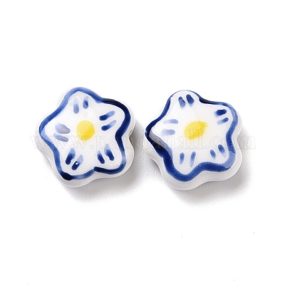 Фарфоровые бусины ручной работы&nbsp;PORC-D022-01A-1