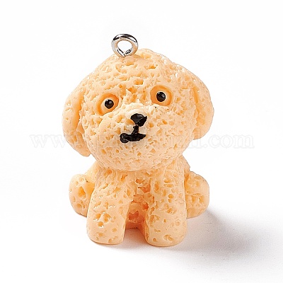 Подвески из непрозрачной смолы RESI-E032-01P-06-1