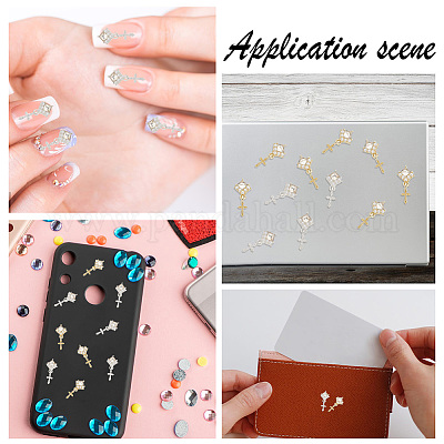 Кабошоны из сплава 30шт 2 цветов MRMJ-GO0002-07-1