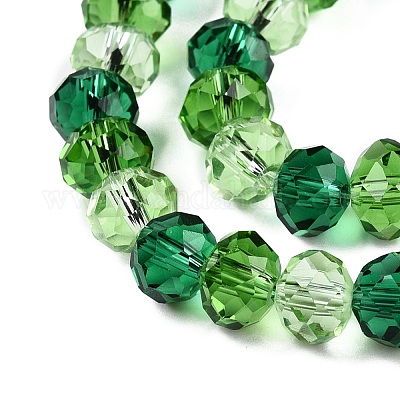 Прозрачные стеклянные бусины GLAA-T023-09E-1