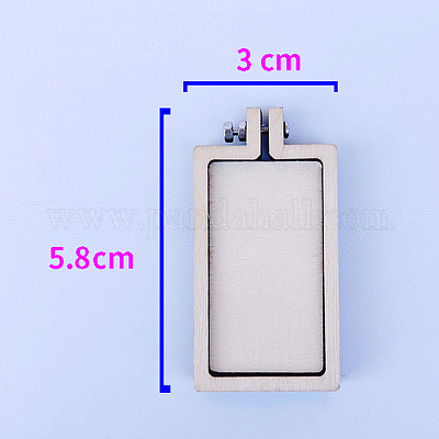Маленькие деревянные пяльцы для вышивания&nbsp;LS-TOOL-PW0003-019A-11-1