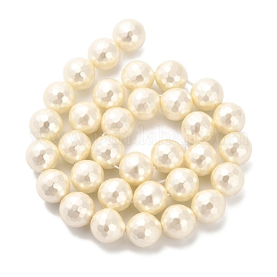 Chapelets de perles de coquille&nbsp;BSHE-XCP0001-34-1