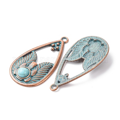 Сплав с синтетических бирюзовых подвесками FIND-B055-01I-1