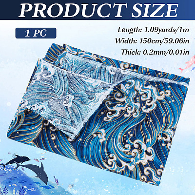 Хлопчатобумажная ткань в японском стиле DIY-WH0589-004B-03-1