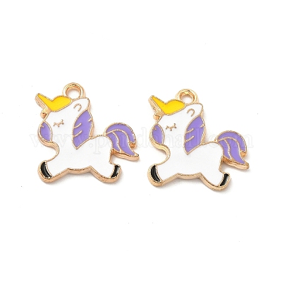 Подвески из эмали и сплава ENAM-M052-07G-C-1