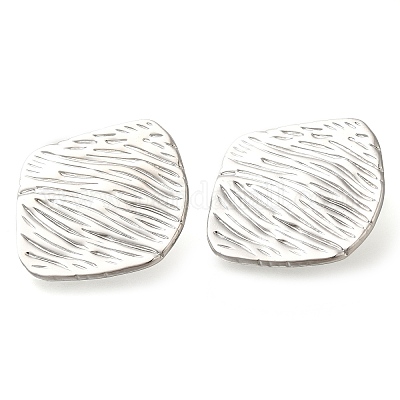 Серьги-гвоздики из нержавеющей стали 304 EJEW-I312-01P-1