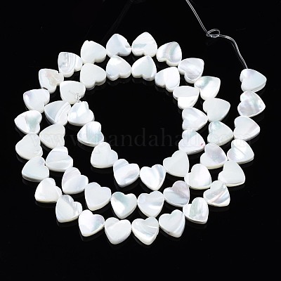 Нити бусин из натуральных трохоидных/трохус ракушек SSHEL-N034-98B-B01-1