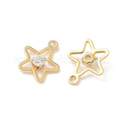 Латунные микро проложить кубического циркония подвески KK-Z136-38G-1