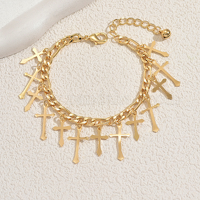 Браслеты с железными подвесками в стиле панк AZ1662-1