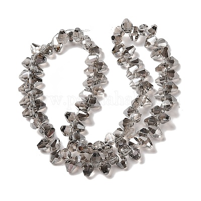 Нити гальванических бусин с жемчужным блеском EGLA-H104-07A-PL01-1