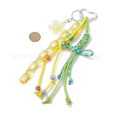 Веревки из полиэстера и спандекса подвесные украшения HJEW-JM03843-1