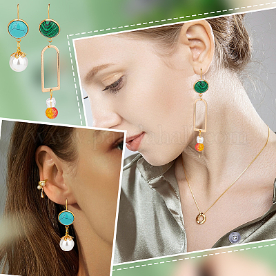 Набор для самостоятельного изготовления сережек-куполов DIY-UN0003-75-1