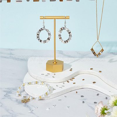 420шт 6 стиля стеклянный бисер SEED-CN0001-13-1