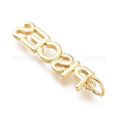 Латунные подвески&nbsp;X-ZIRC-I048-15G-09-1