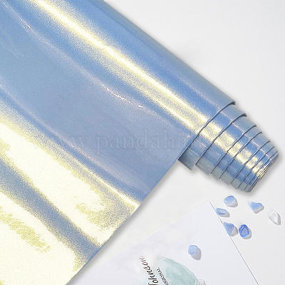 Блестящая ткань из искусственной кожи AJEW-WH20049-44H-1