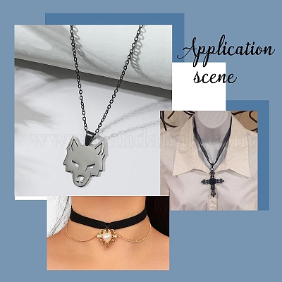 40 шт. 5 стиля защелкивающихся дужек из нержавеющей стали 304 STAS-SC0004-94-1