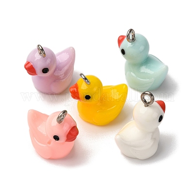 Подвески из непрозрачной смолы RESI-A046-03-1