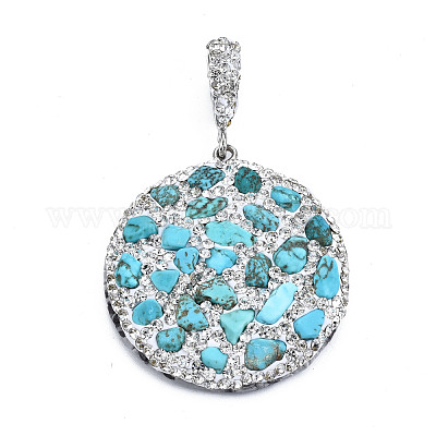 Полимерная глина стразами подвески RB-S056-14A-P-1