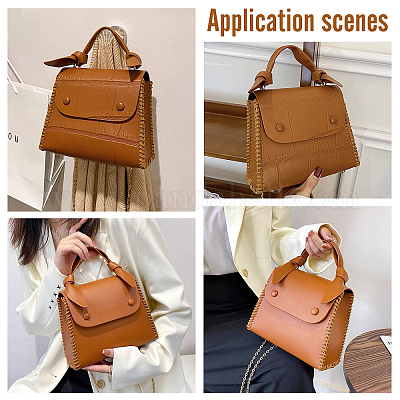 Leather Bottom Strap Replacement  Leather Knitting Bag Handbags