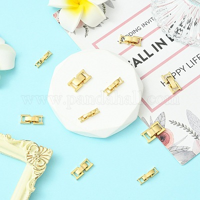 10 шт. 5 стиля латунных застежек для часового ремешка&nbsp;KK-CJ0004-05-1