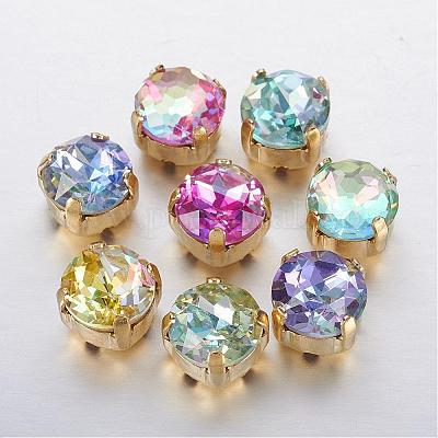 Sparkling Sales On Wholesale crystal sew on bead for clothes 