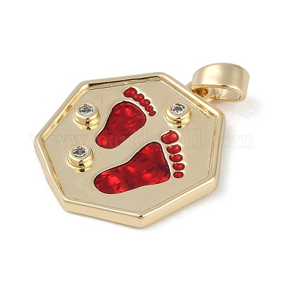 Латунь стекло кулоны&nbsp;RGLA-M002-03G-1