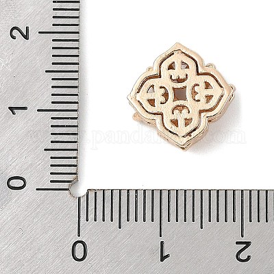 Латунные микро проложить кубического циркония бусы KK-K297-30G-1