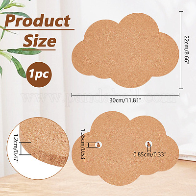 Настенная брошь «Облако» AJEW-WH0433-01H-1