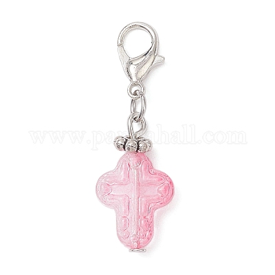 9 шт. стеклянные подвесные украшения HJEW-JM03929-02-1