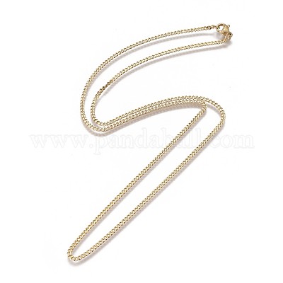 Ожерелья из нержавеющей стали 304 с панцирными цепочками NJEW-L162-01A-G-1