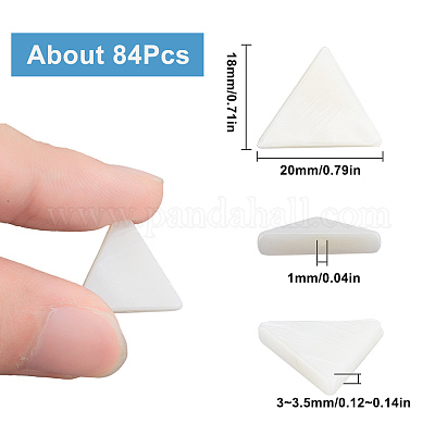 4 нить бусин из натуральных пресноводных ракушек SHEL-SC0001-47-1