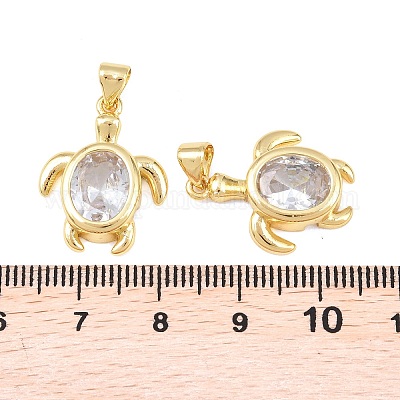 Латунь стекло кулоны&nbsp;KK-C162-073G-1