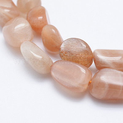 Natürliche sunstone Perlen Stränge&nbsp;LS-G-K203-11A-1