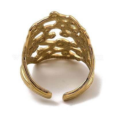 Кольца-манжеты из нержавеющей стали 304 RJEW-Z018-09G-1