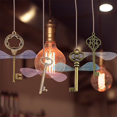 Набор для самостоятельного изготовления украшений в виде скелетного ключа для подарков DIY-SC0017-38-1