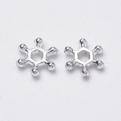 Perline acrilico placcato&nbsp;MACR-S272-01B-1
