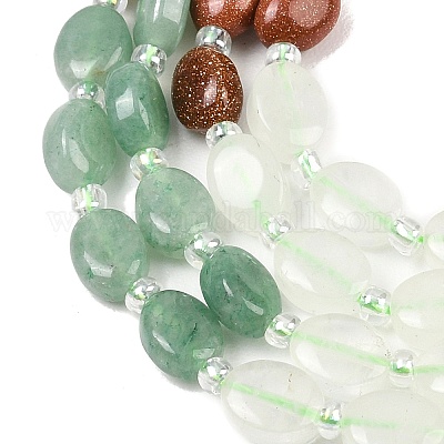 Нити из натурального индийского агата&nbsp;G-Z135-A02-1