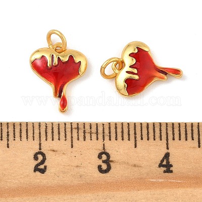 Латунь эмаль подвески&nbsp;KK-K364-25C-01-1