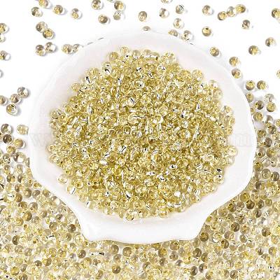 6/0 прозрачная стеклянная бахрома с краской для выпечки SEED-N006-06B-1