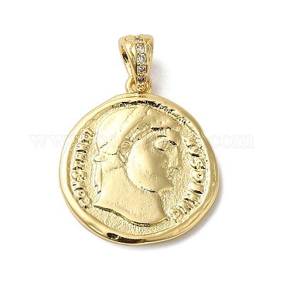 Латунные подвески KK-Z033-14G-1