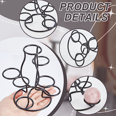 Железные подставки для пасхальных яиц с 7 слотом ODIS-WH0058-21A-EB-1