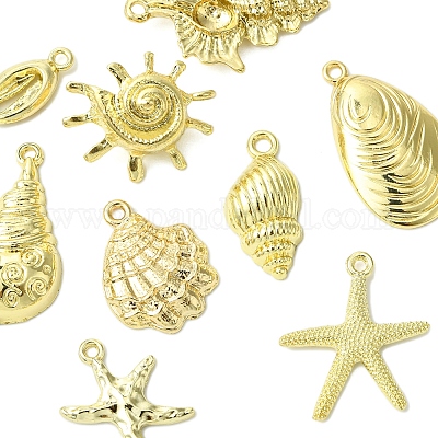 9 шт. 9 стиля подвески из сплава серии Ocean FIND-FS0003-31-1