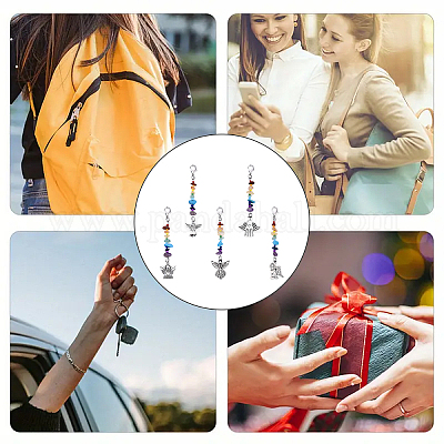 5 шт. подвески из натурального магнезита HJEW-YW00074-01-1