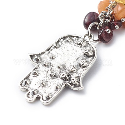 Кулон из драгоценных камней HJEW-JM00770-1