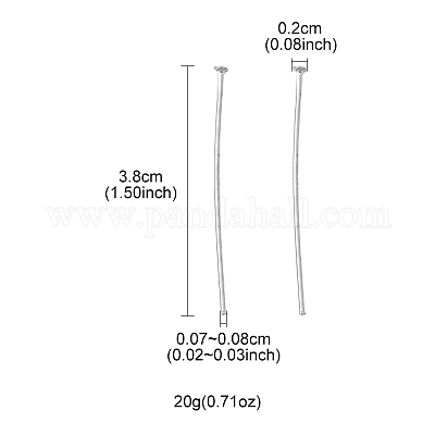 Железные штифты с плоской головкой IFIN-FS0001-30B-1