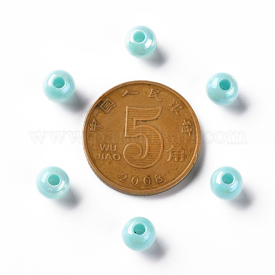 Непрозрачные акриловые бусины MACR-S370-D6mm-SS2107-1